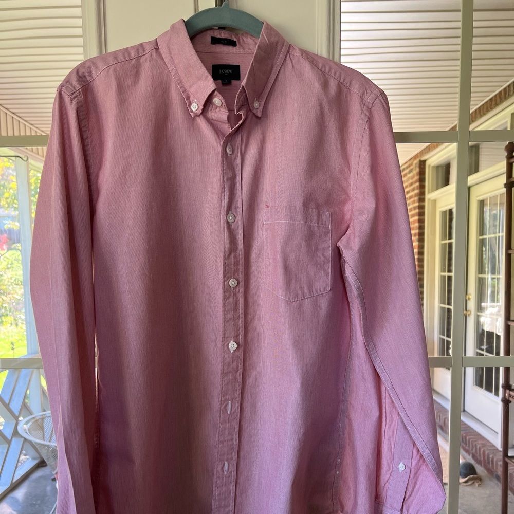 JCrew slim fit 💯 cotton button down shirt